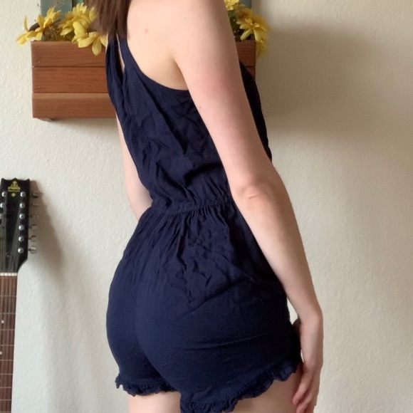 navy blue romper - Picture 3 of 4